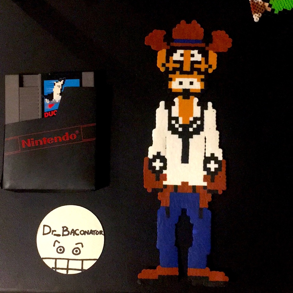 Wild gunman perler art